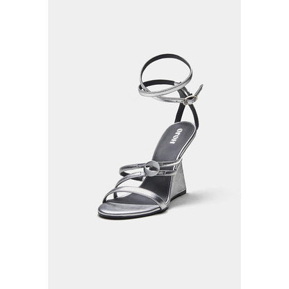 Oroh Angelina Wedges Heels - Silver