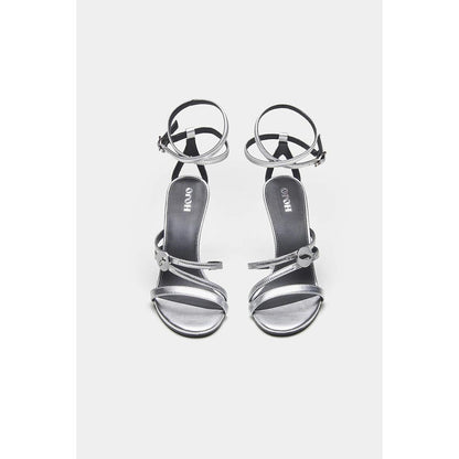 Oroh Angelina Wedges Heels - Silver
