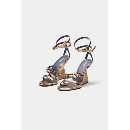 Oroh Angelina Wedges Heels - Bronze