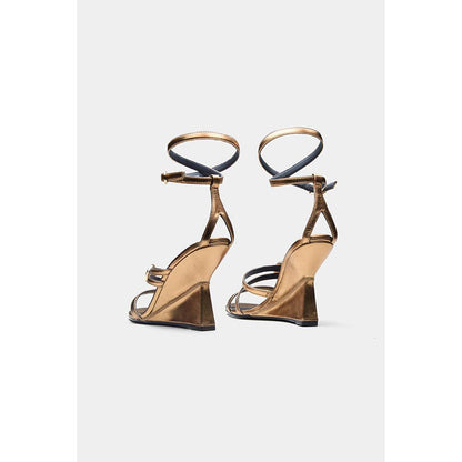 Oroh Angelina Wedges Heels - Bronze
