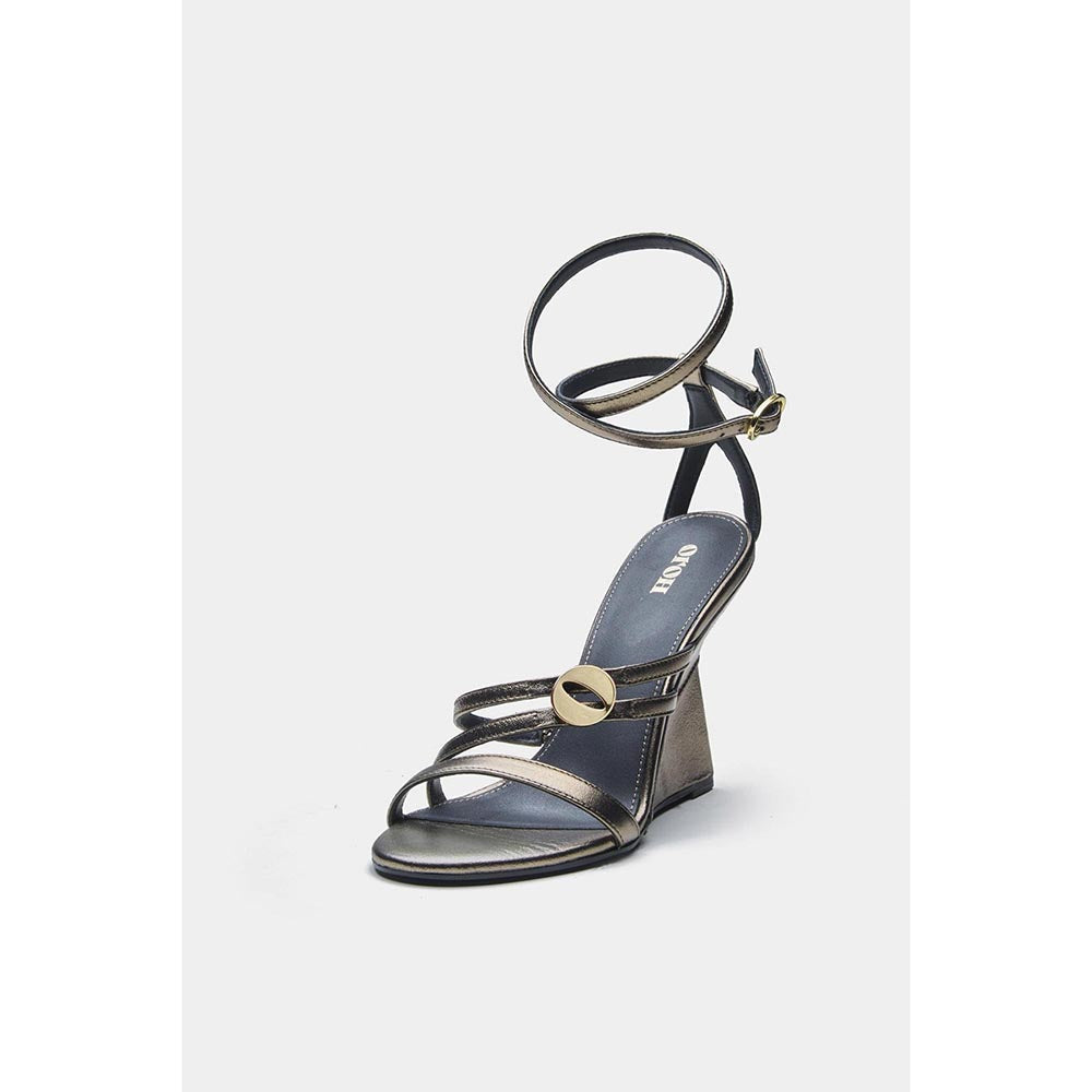 Oroh Angelina Wedges Heels - Grey