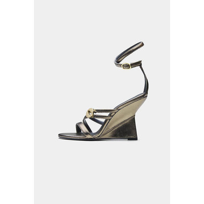 Oroh Angelina Wedges Heels - Grey