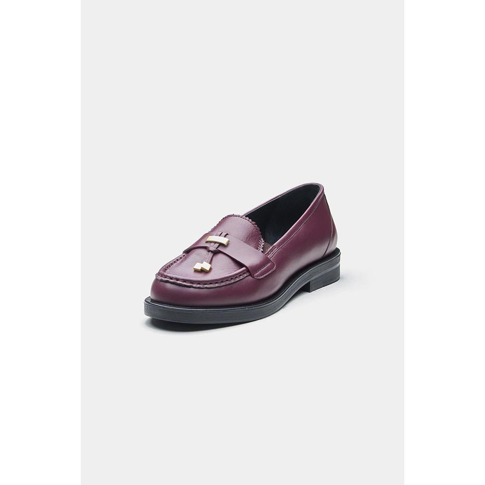 Oroh Women Maroon Antonia Moccasins Shoes