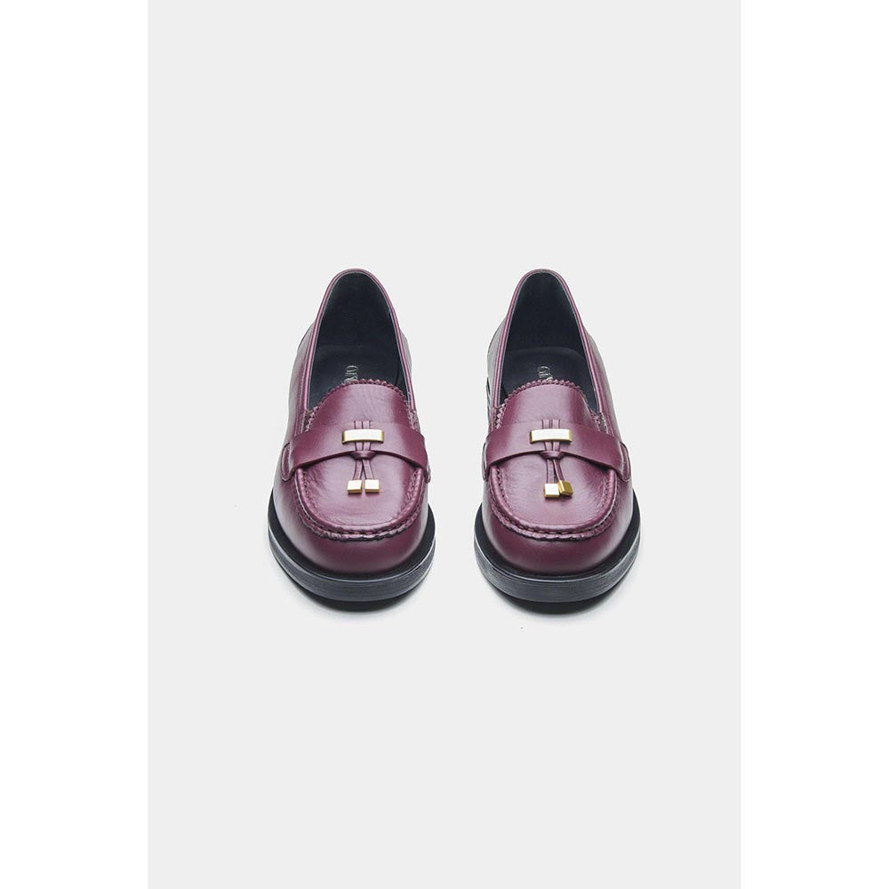 Oroh Women Maroon Antonia Moccasins Shoes
