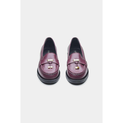 Oroh Women Maroon Antonia Moccasins Shoes