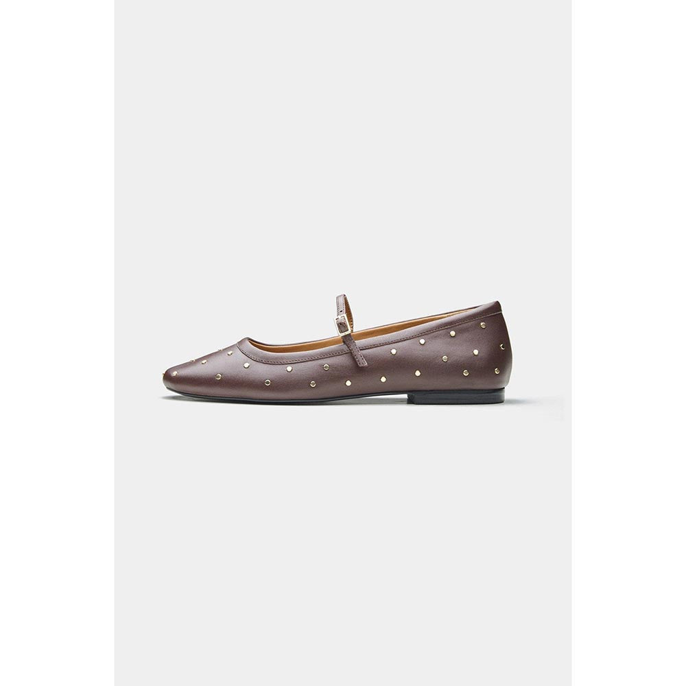 Oroh Women Brown Estrella Ballerinas