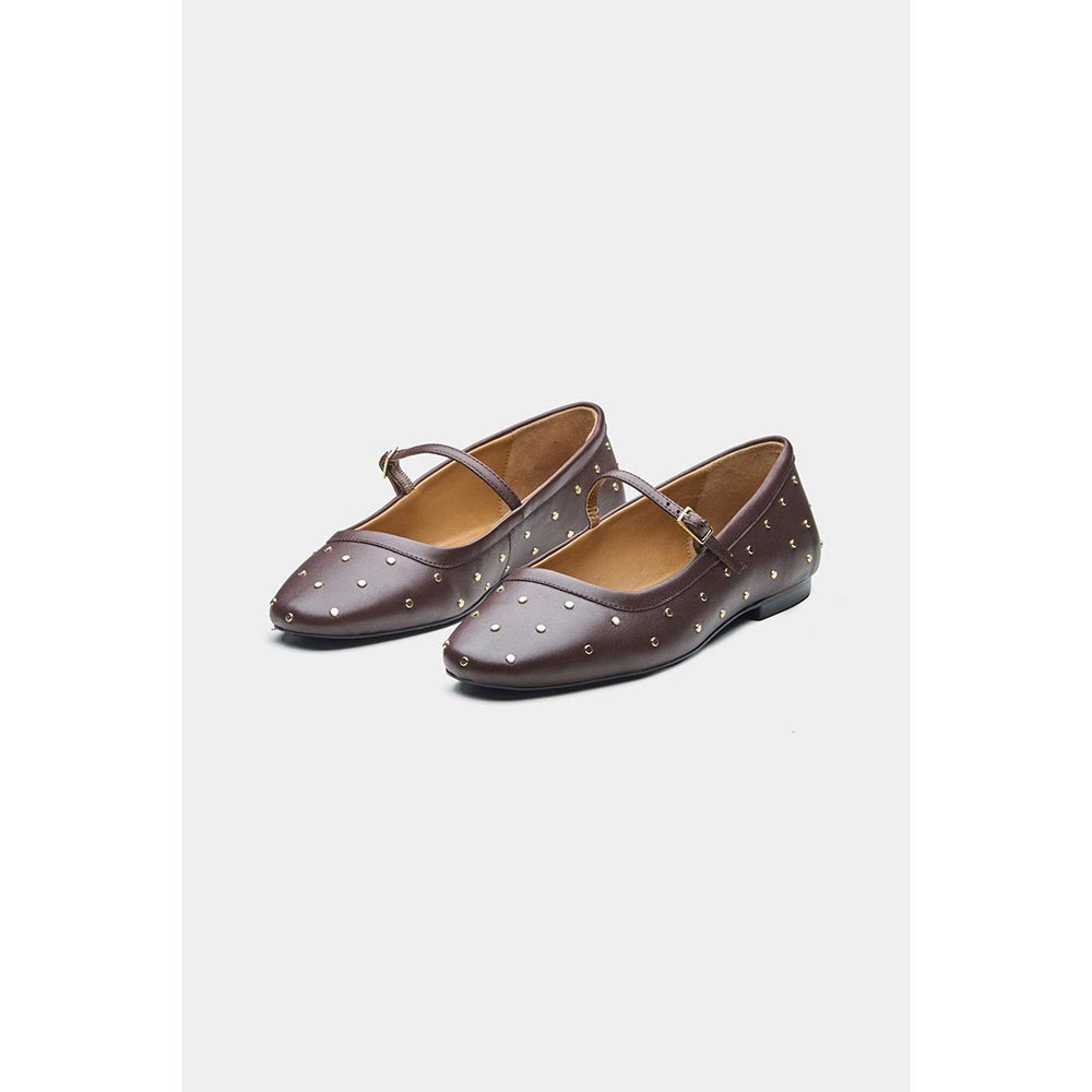 Oroh Women Brown Estrella Ballerinas