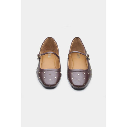 Oroh Women Brown Estrella Ballerinas