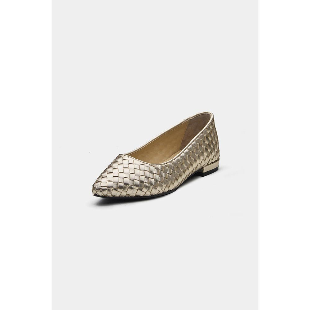 Oroh Women Gold Luisa Ballerinas