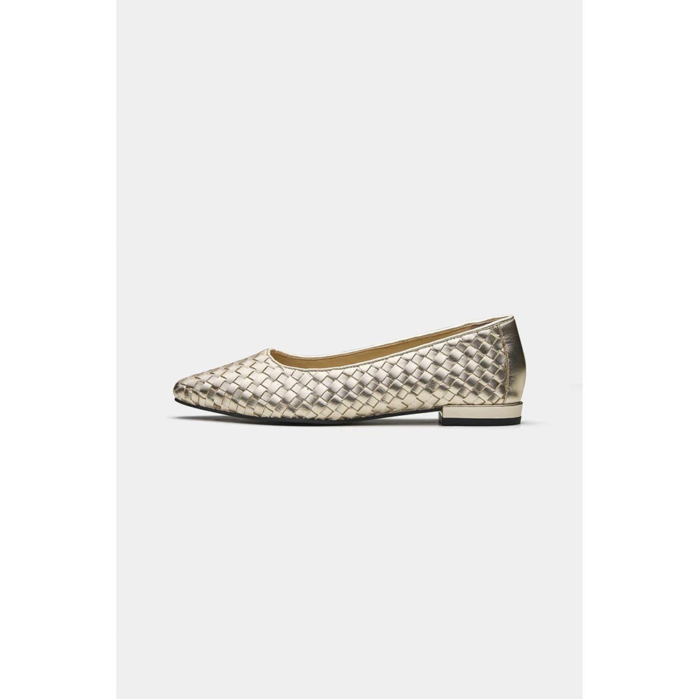 Oroh Women Gold Luisa Ballerinas