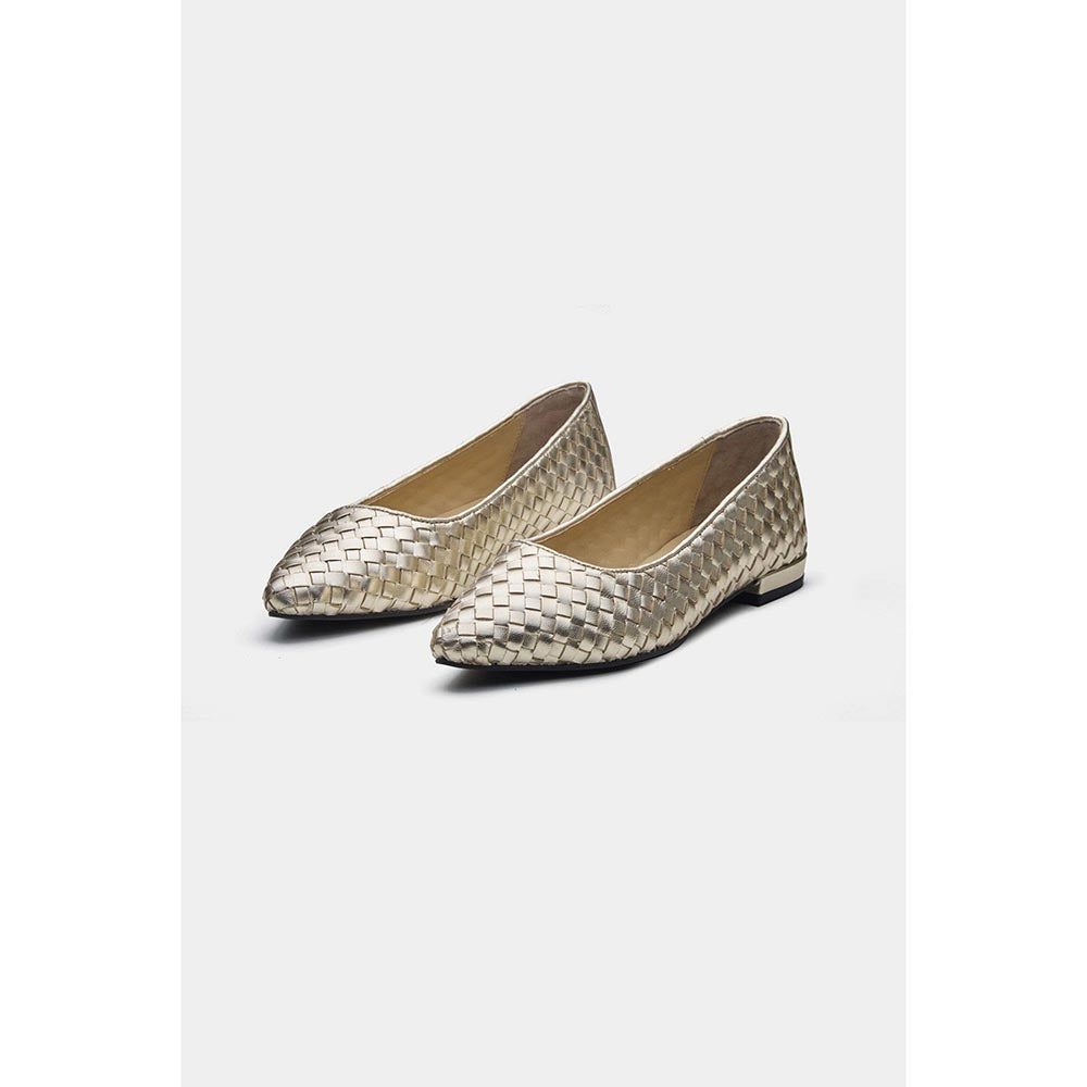 Oroh Women Gold Luisa Ballerinas