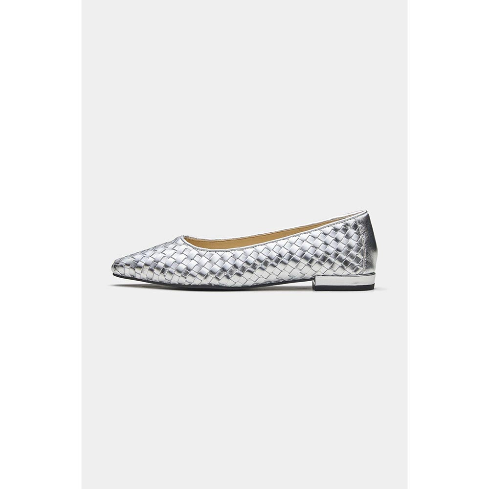 Oroh Women Silver Luisa Ballerinas