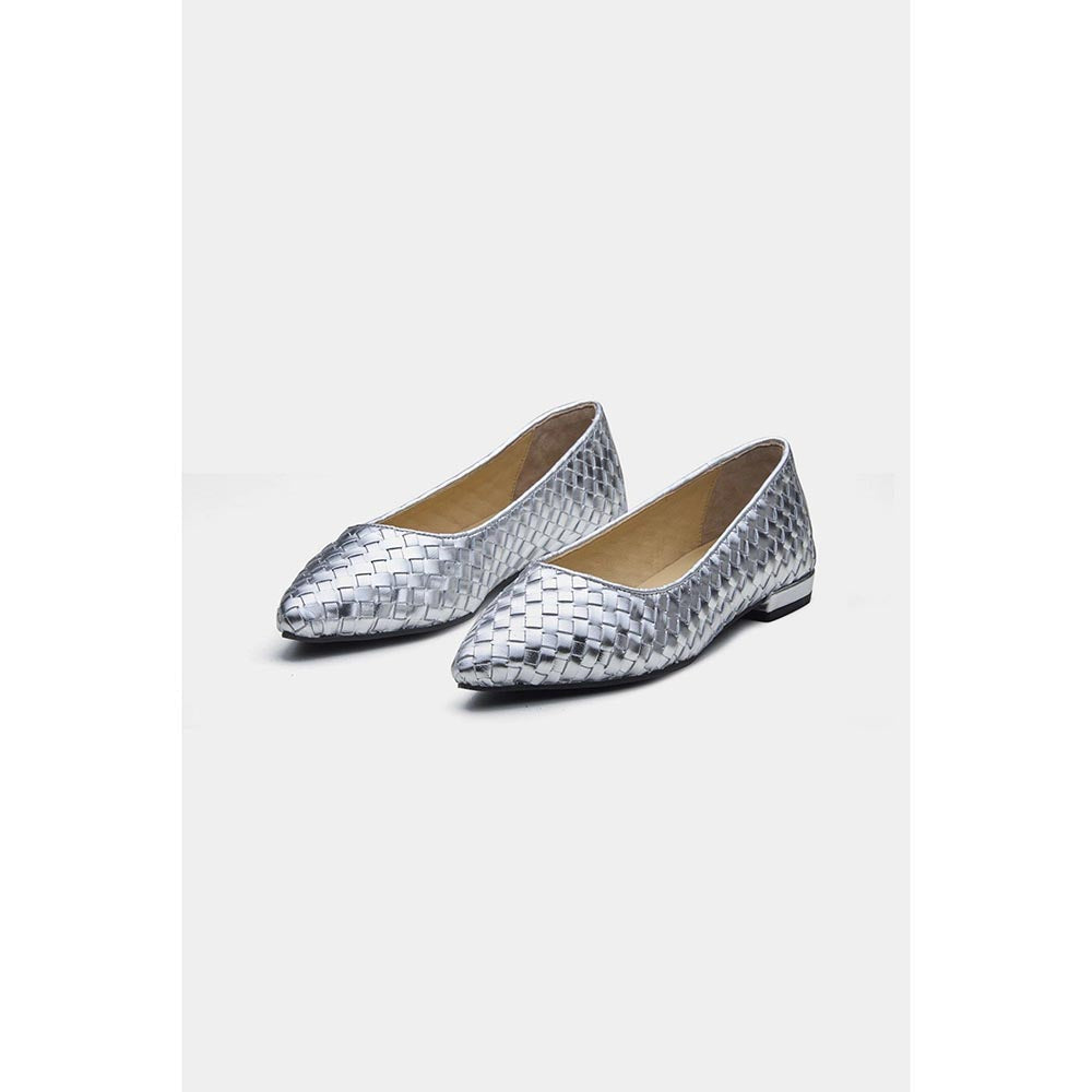 Oroh Women Silver Luisa Ballerinas