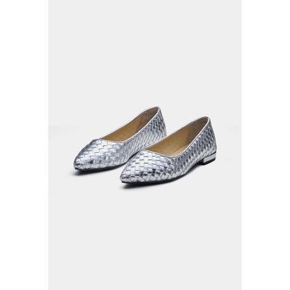 Oroh Women Silver Luisa Ballerinas