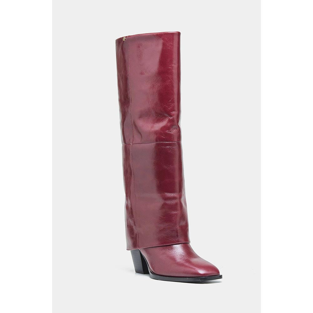 Oroh Women Maroon Mia Casual Boots