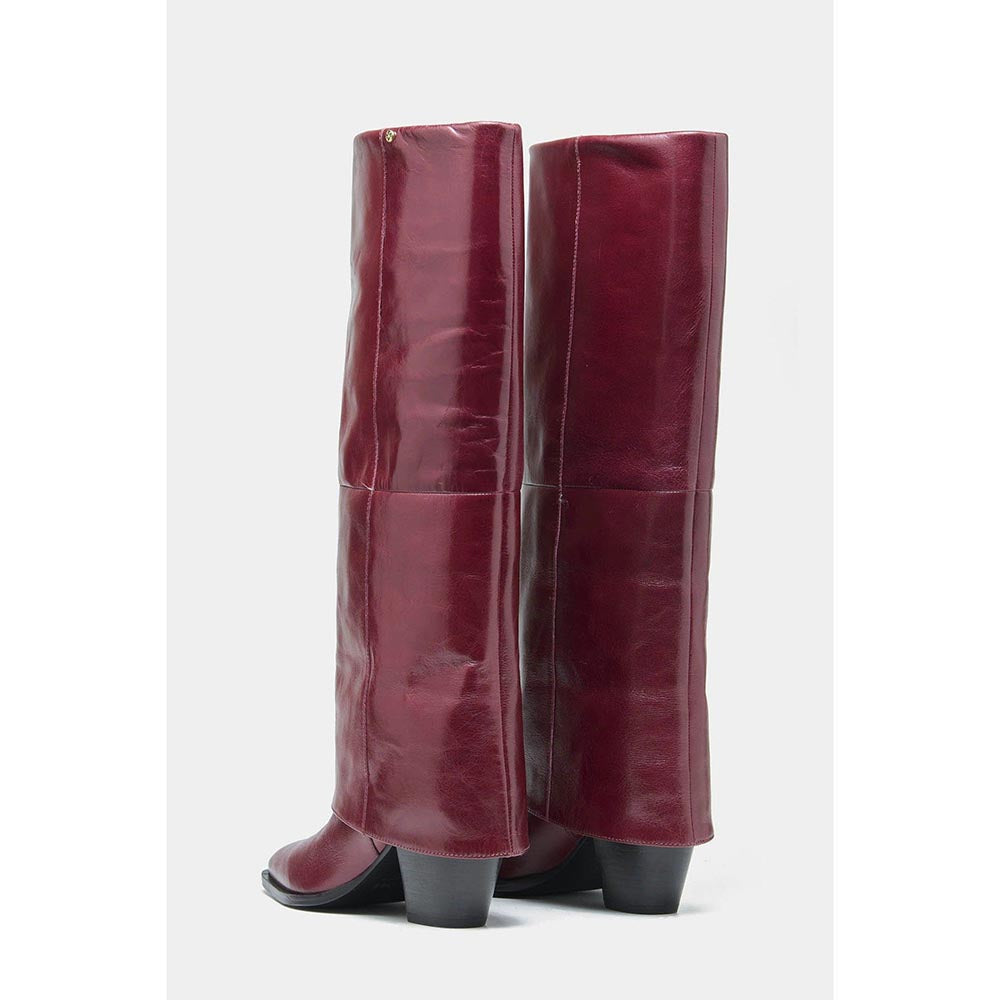 Oroh Women Maroon Mia Casual Boots