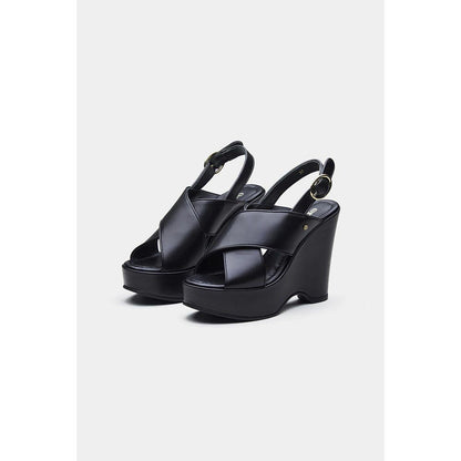 Oroh Women Black Gabriela Wedges Heels