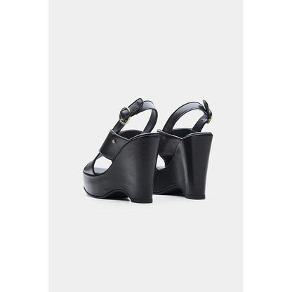 Oroh Women Black Gabriela Wedges Heels