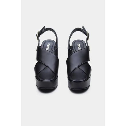 Oroh Women Black Gabriela Wedges Heels