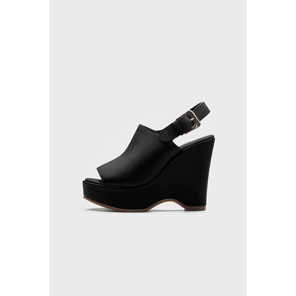 Oroh Women Black Marta Wedges Heels