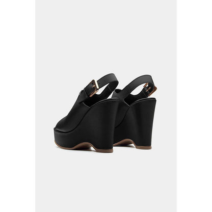 Oroh Women Black Marta Wedges Heels