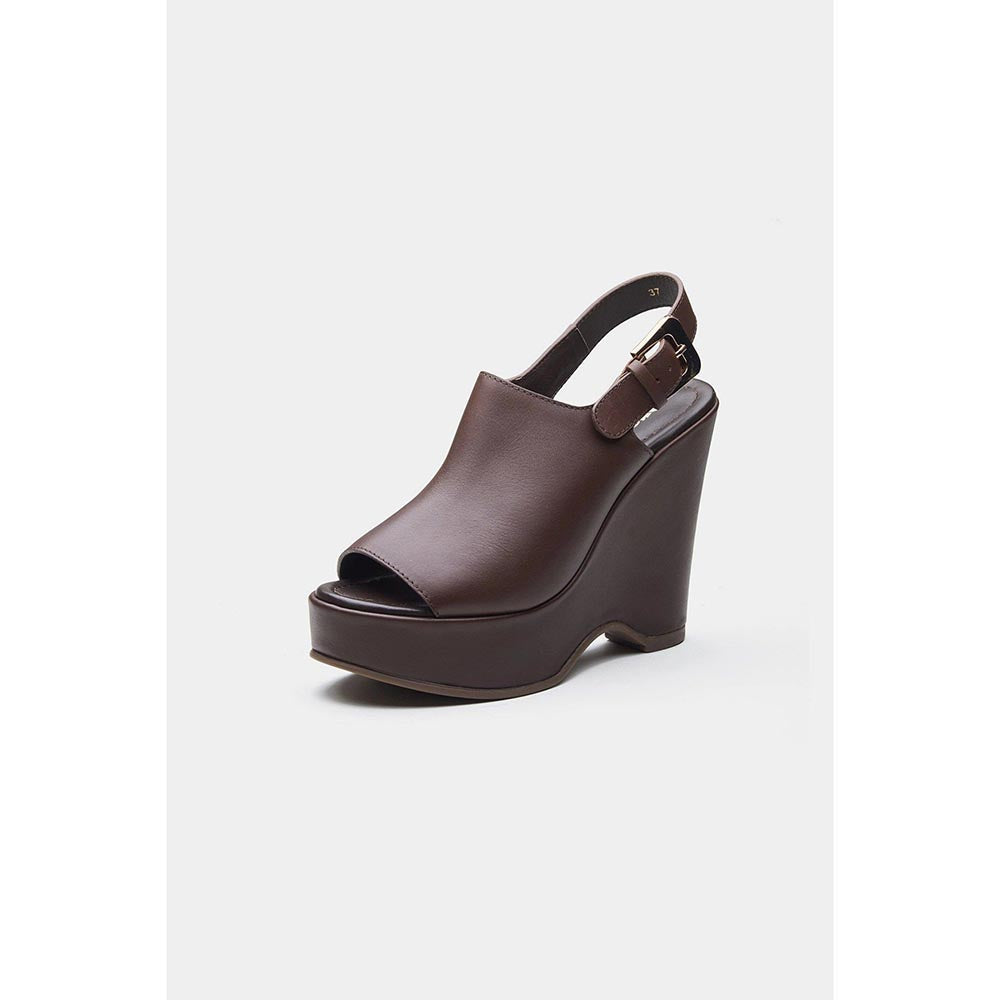 Oroh Women Brown Marta Wedges Heels