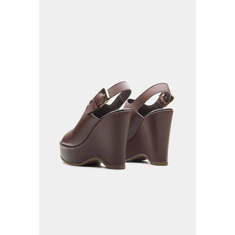 Oroh Women Brown Marta Wedges Heels