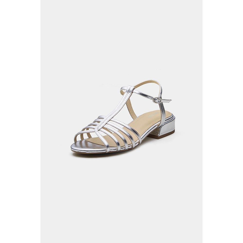 Oroh Women Silver Ana Sandal Heels