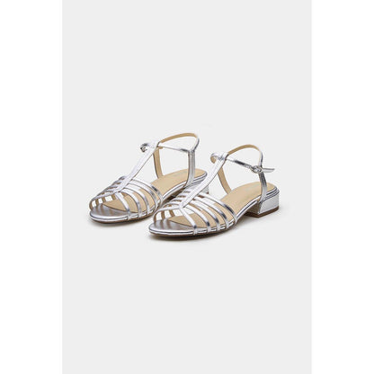 Oroh Women Silver Ana Sandal Heels