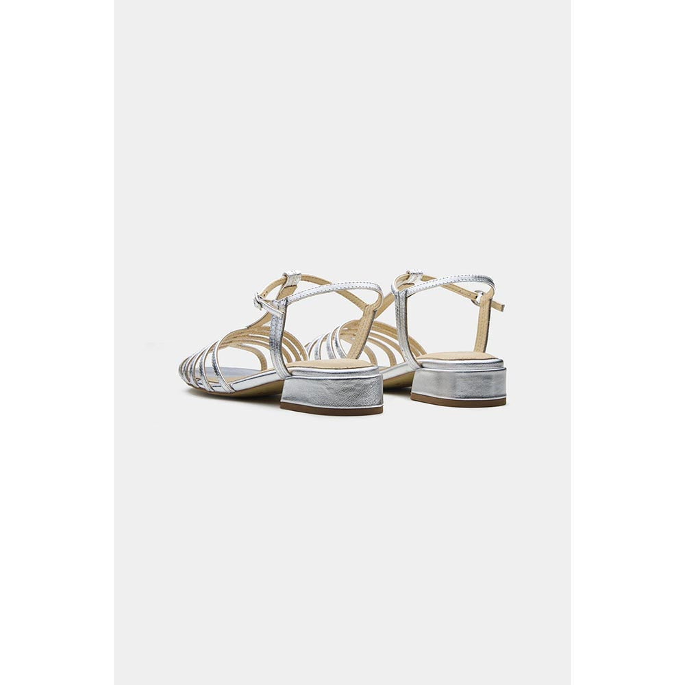 Oroh Women Silver Ana Sandal Heels