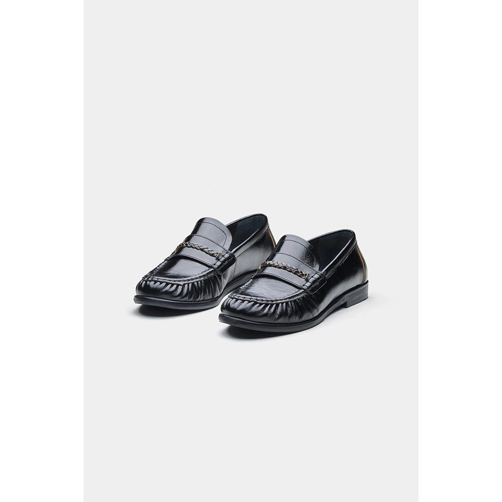 Oroh Women Black Fernanda Loafers