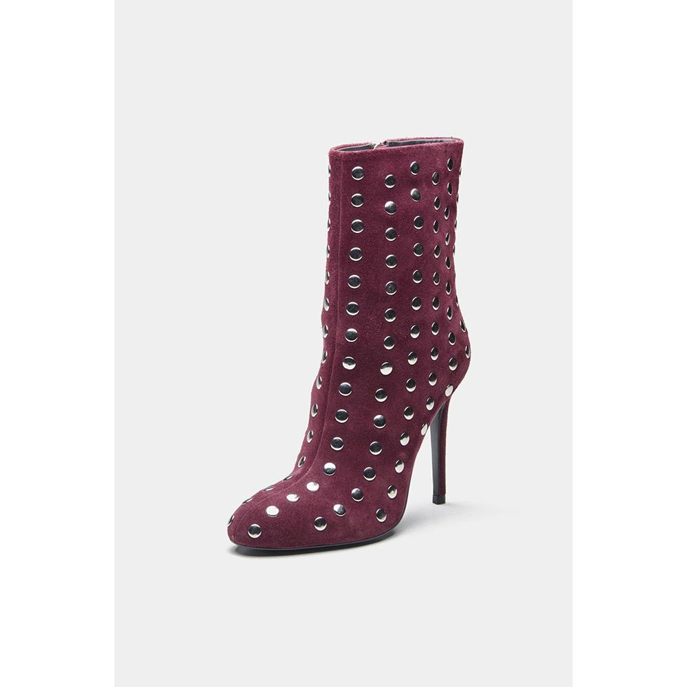 Oroh Women Maroon Eliana Casual Boots