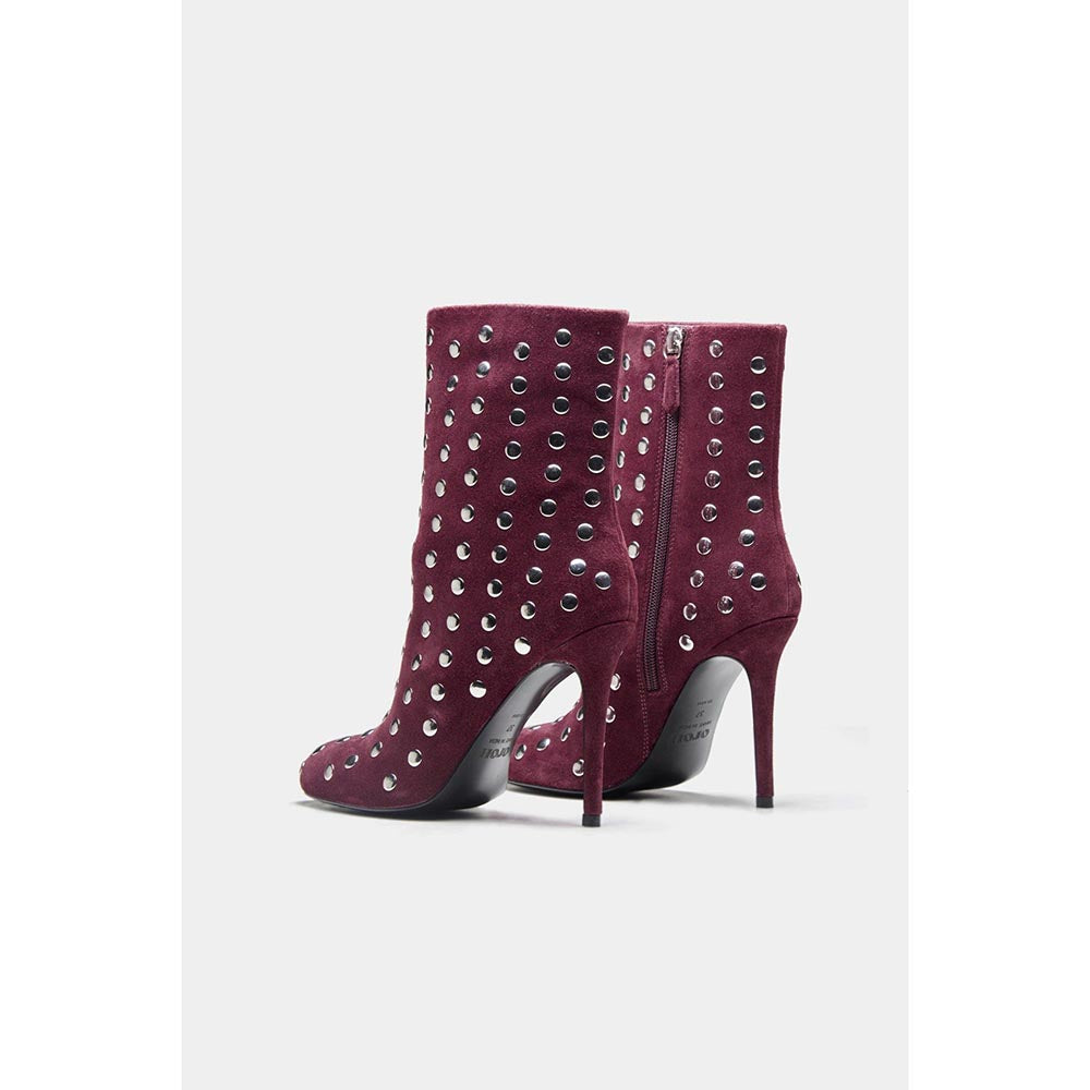 Oroh Women Maroon Eliana Casual Boots