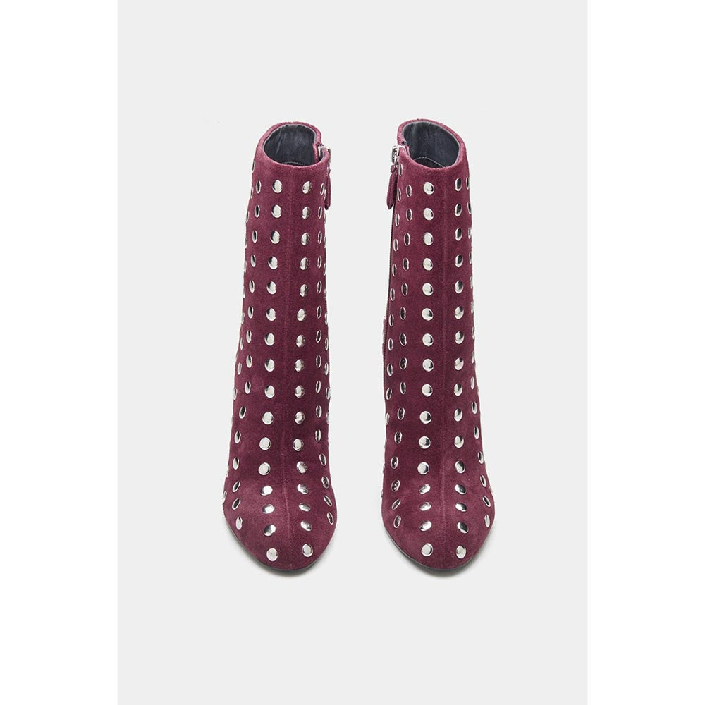 Oroh Women Maroon Eliana Casual Boots