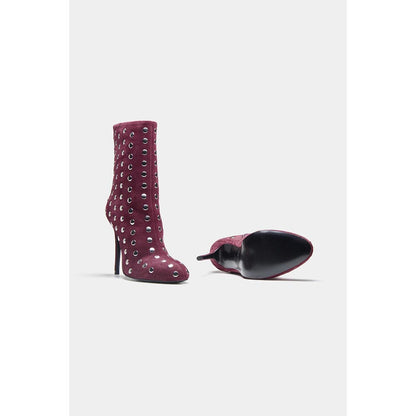 Oroh Women Maroon Eliana Casual Boots