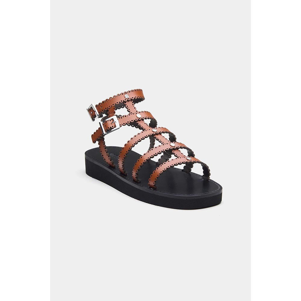 Oroh Women Brown Xiomara Sandals