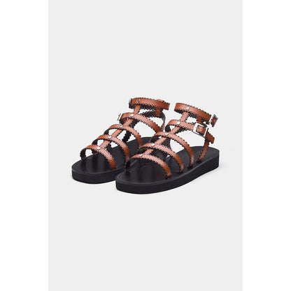 Oroh Women Brown Xiomara Sandals