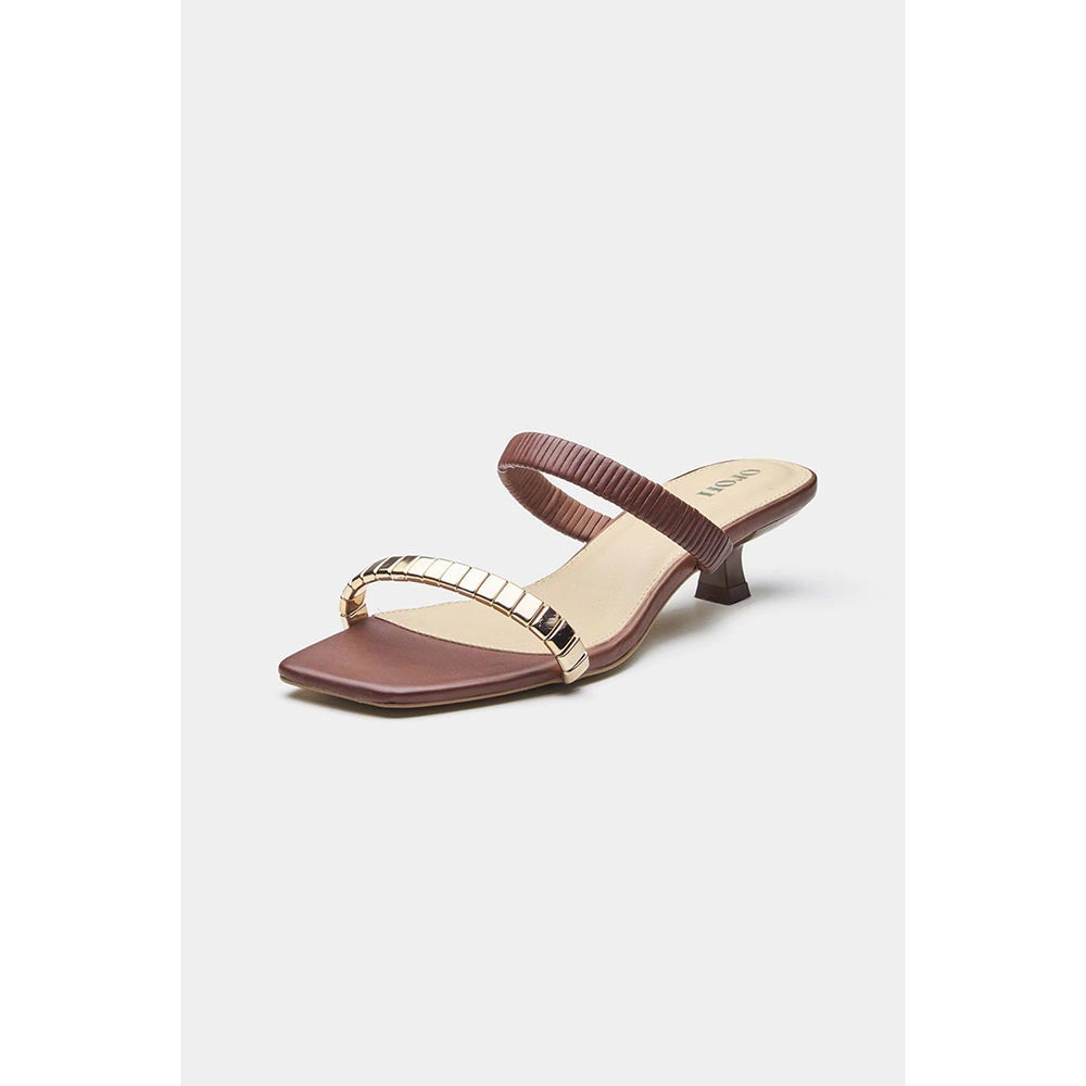 Oroh Women Brown Maya Sandal Heels