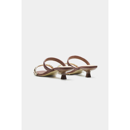 Oroh Women Brown Maya Sandal Heels