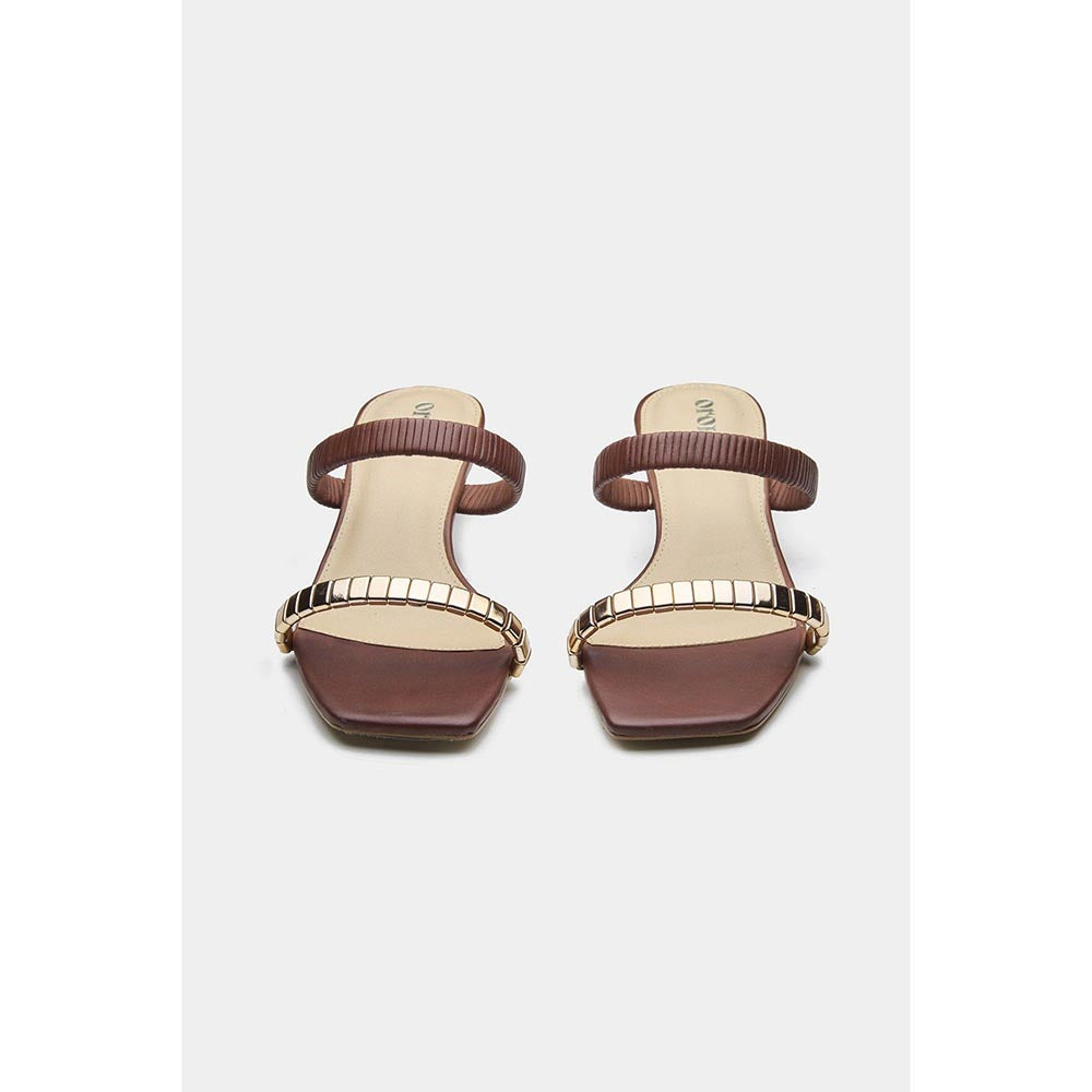 Oroh Women Brown Maya Sandal Heels