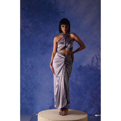 Orthodox Blue Ari Crop Top