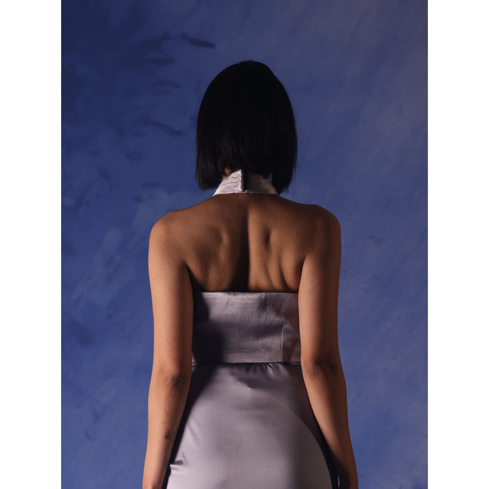 Orthodox Blue Ari Crop Top