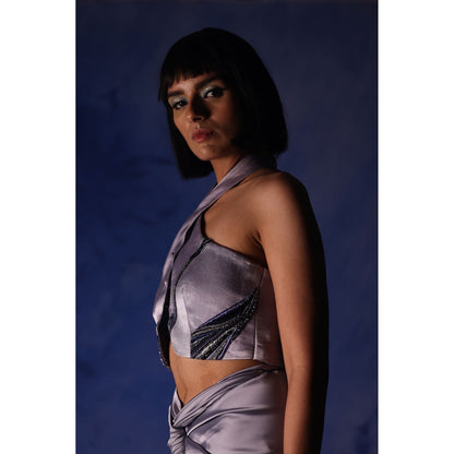 Orthodox Blue Ari Crop Top