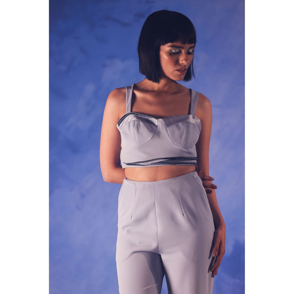 Orthodox Purple Rose Quartz Crop Top