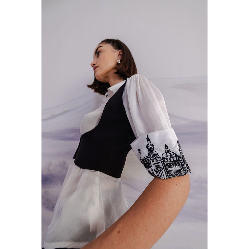 Orthodox Latin-Some Black Vest Jacket