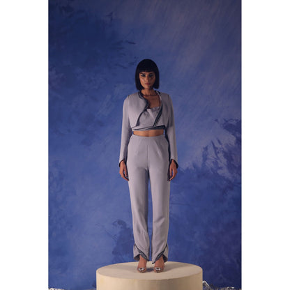 Orthodox Purple Dusty Rose Quartz Cropped Jacket