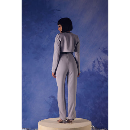 Orthodox Purple Dusty Rose Quartz Cropped Jacket