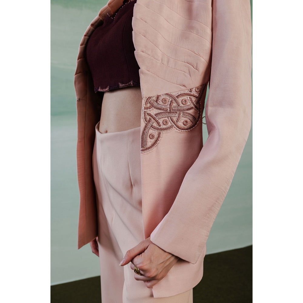 Orthodox Peach Trinitarian Accent Blazer