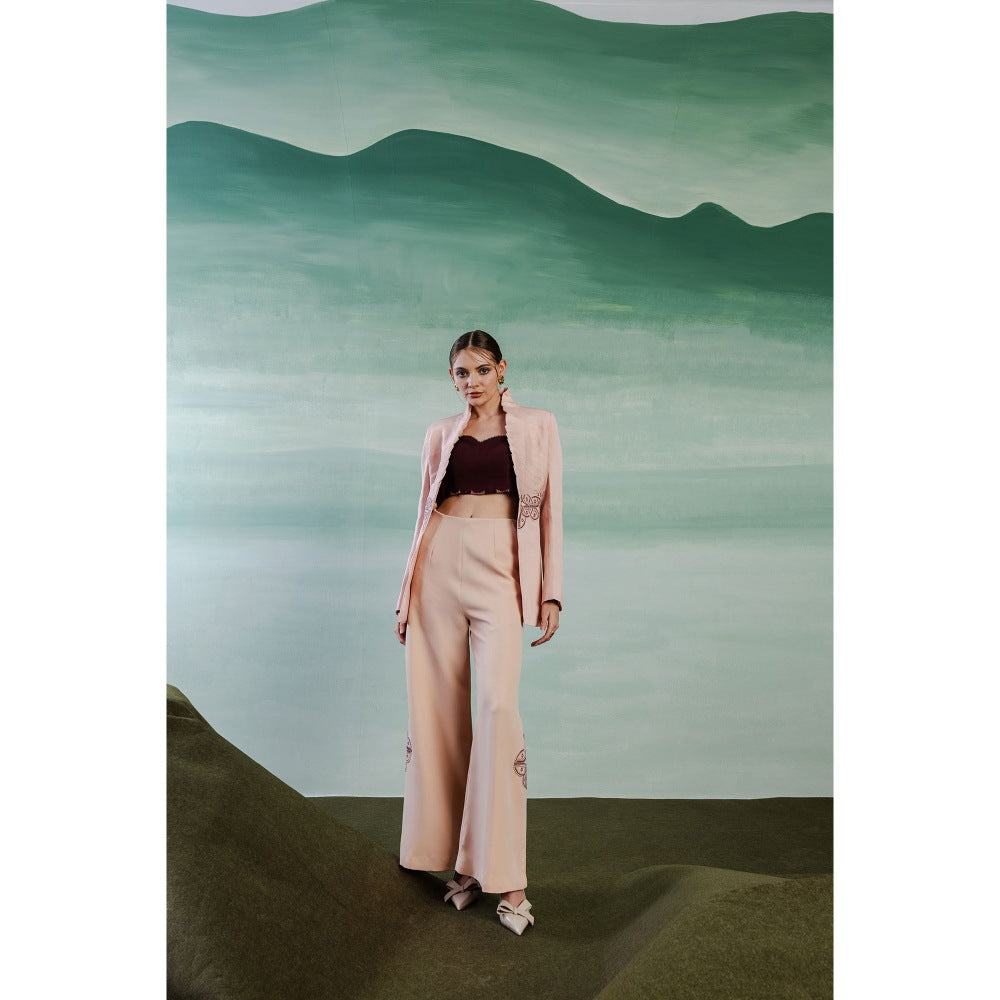 Orthodox Pink Luxe Trousers with Classical Charm