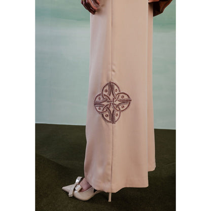 Orthodox Pink Luxe Trousers with Classical Charm